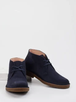 Astorflex – Desert Boots aus Veloursleder Dunkelblau