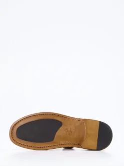 Astorflex – Fischersandalen aus Kalbleder cognacbraun
