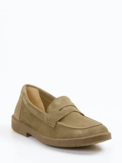 Astorflex – Loafer aus Veloursleder sandfarben