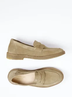 Astorflex – Loafer aus Veloursleder sandfarben