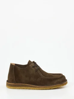 Astorflex – Wallabee-Schnürschuh aus Veloursleder Braun