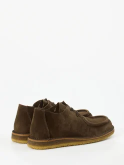 Astorflex – Wallabee-Schnürschuh aus Veloursleder Braun