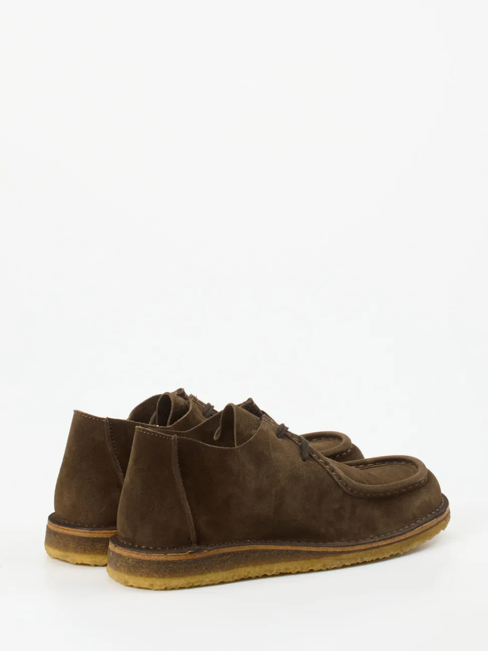 Astorflex – Wallabee-Schnürschuh aus Veloursleder Braun
