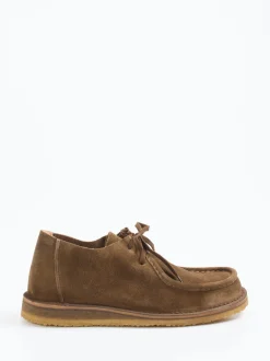 Astorflex – Wallabee-Schnürschuh aus Veloursleder braun