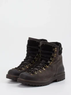 Astorflex – Wanderstiefeletten aus Veloursleder braun