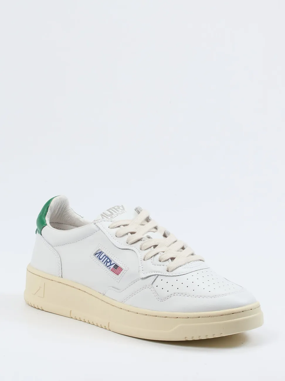 Autry – Low-Top Sneaker aus Kalbleder Weiß