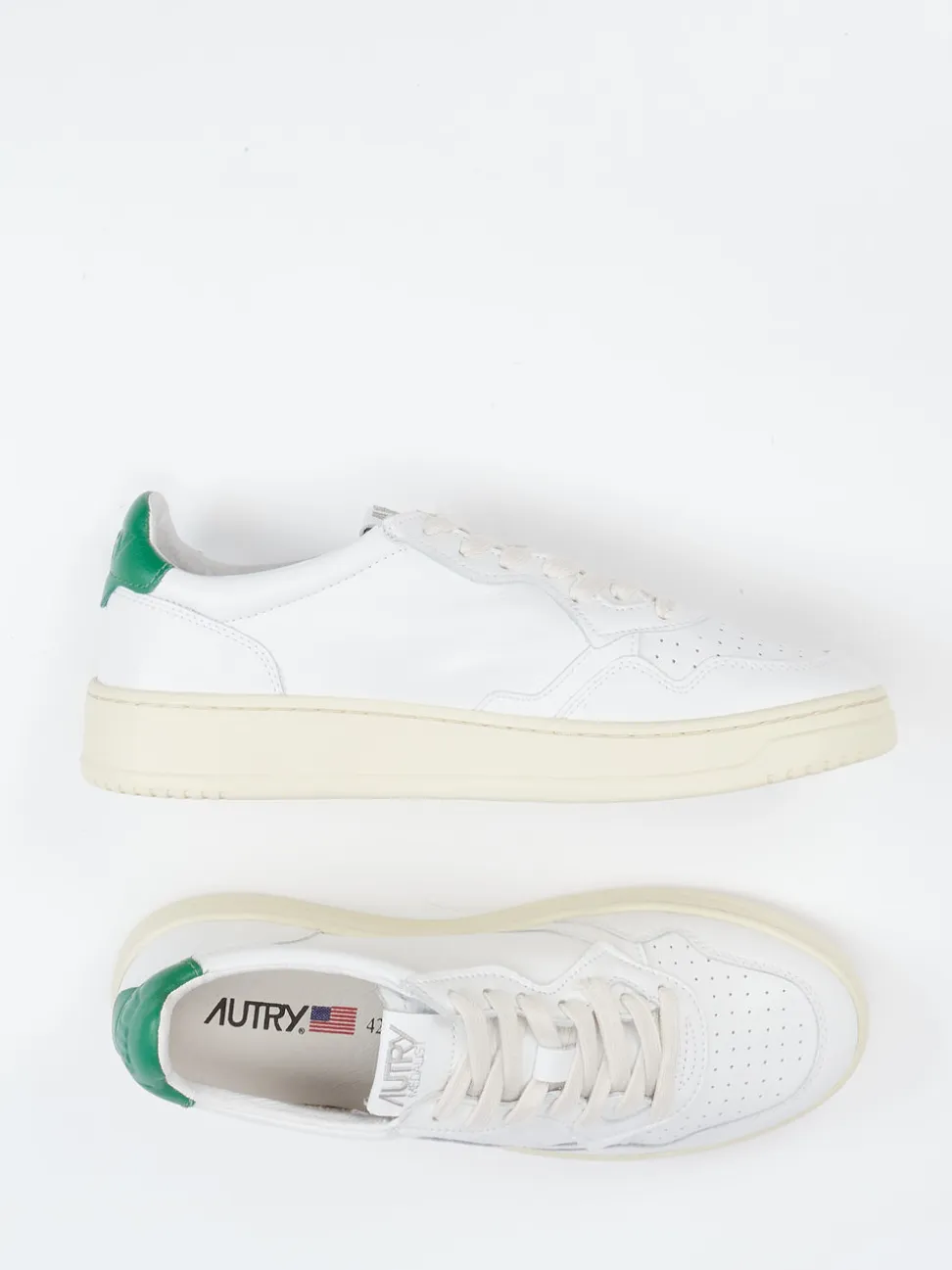 Autry – Low-Top Sneaker aus Kalbleder Weiß