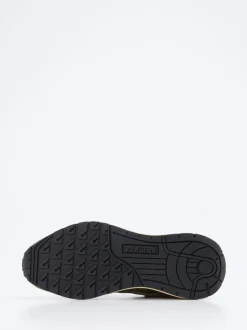 Autry – Retro-Sneaker aus Veloursleder Olivgrün