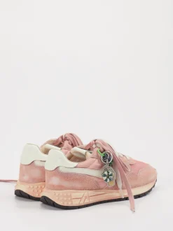 Autry – Retro-Sneaker aus Veloursleder rosa