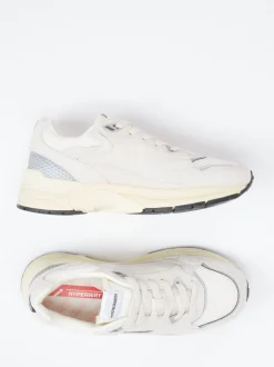 Autry – Retro-Sneaker aus Veloursleder und Mesh Beige