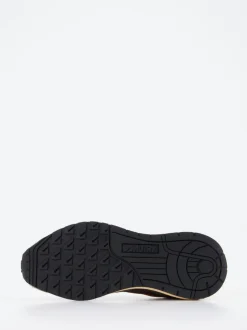 Autry – Retro-Sneaker aus Veloursleder und Mesh oliv