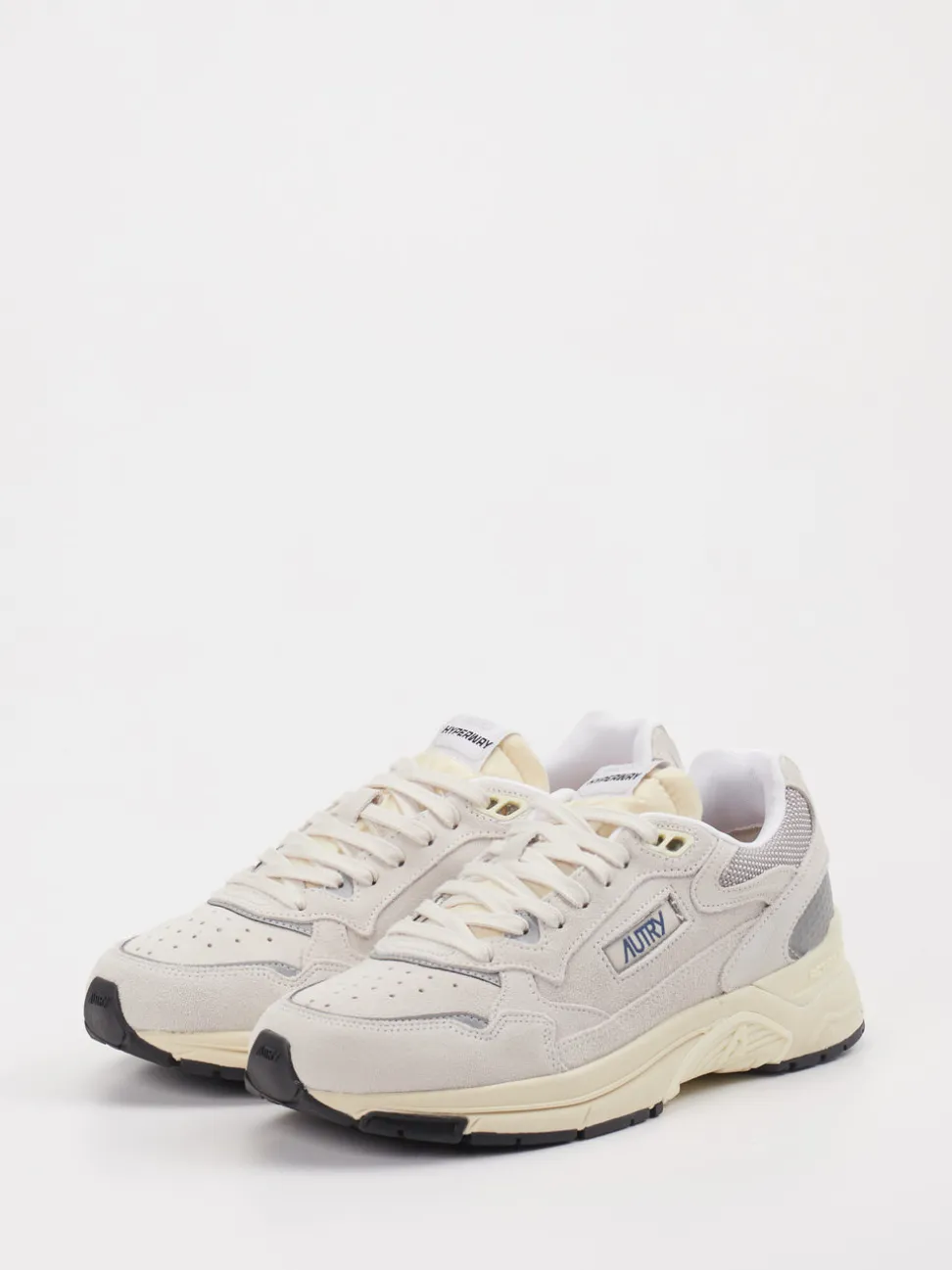 Autry – Retro-Sneaker aus Veloursleder beige