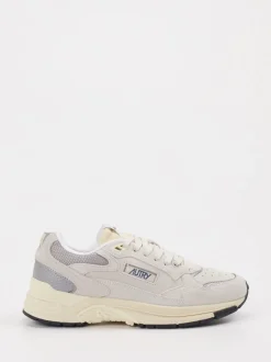 Autry – Retro-Sneaker aus Veloursleder beige
