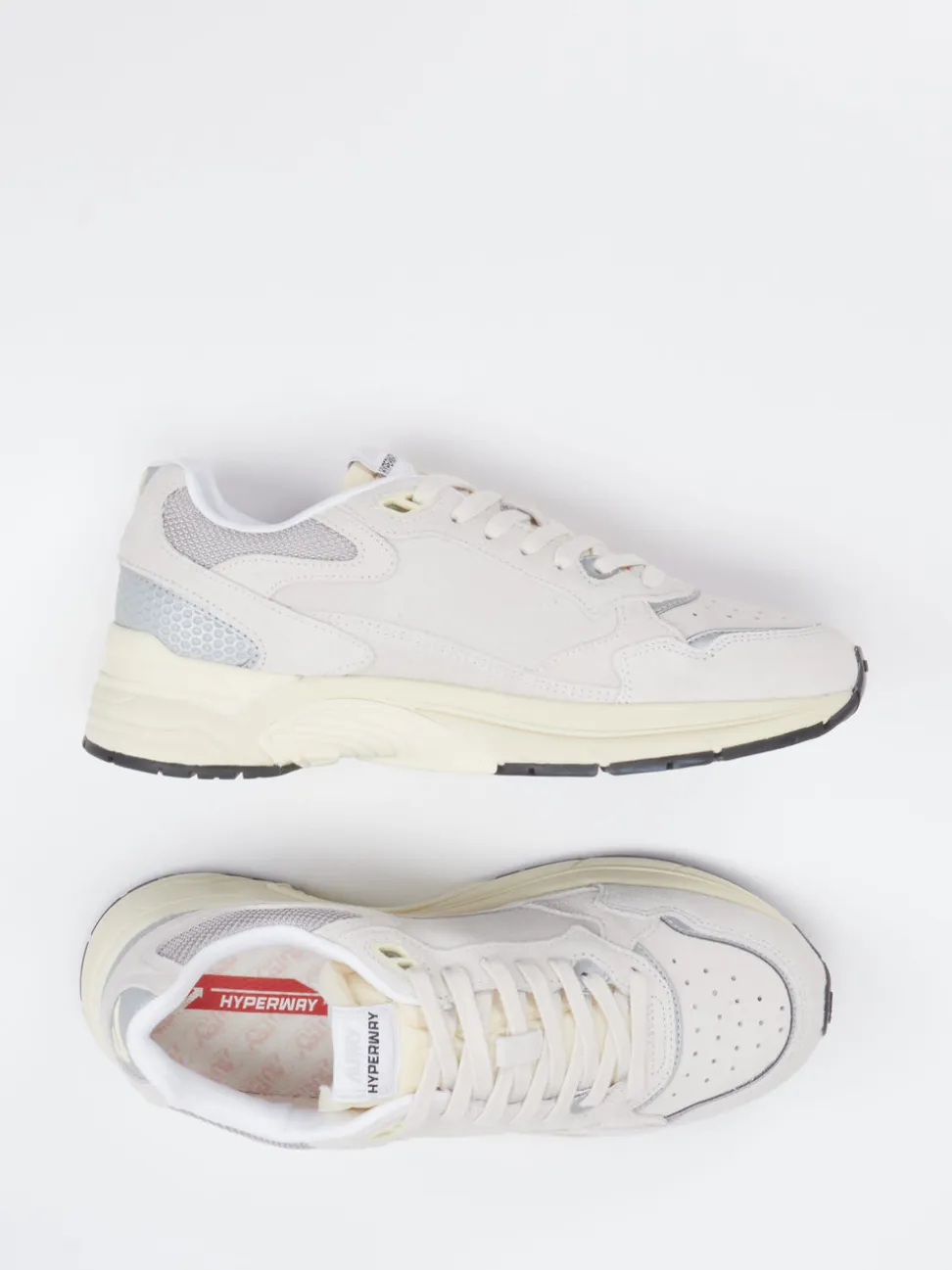 Autry – Retro-Sneaker aus Veloursleder beige