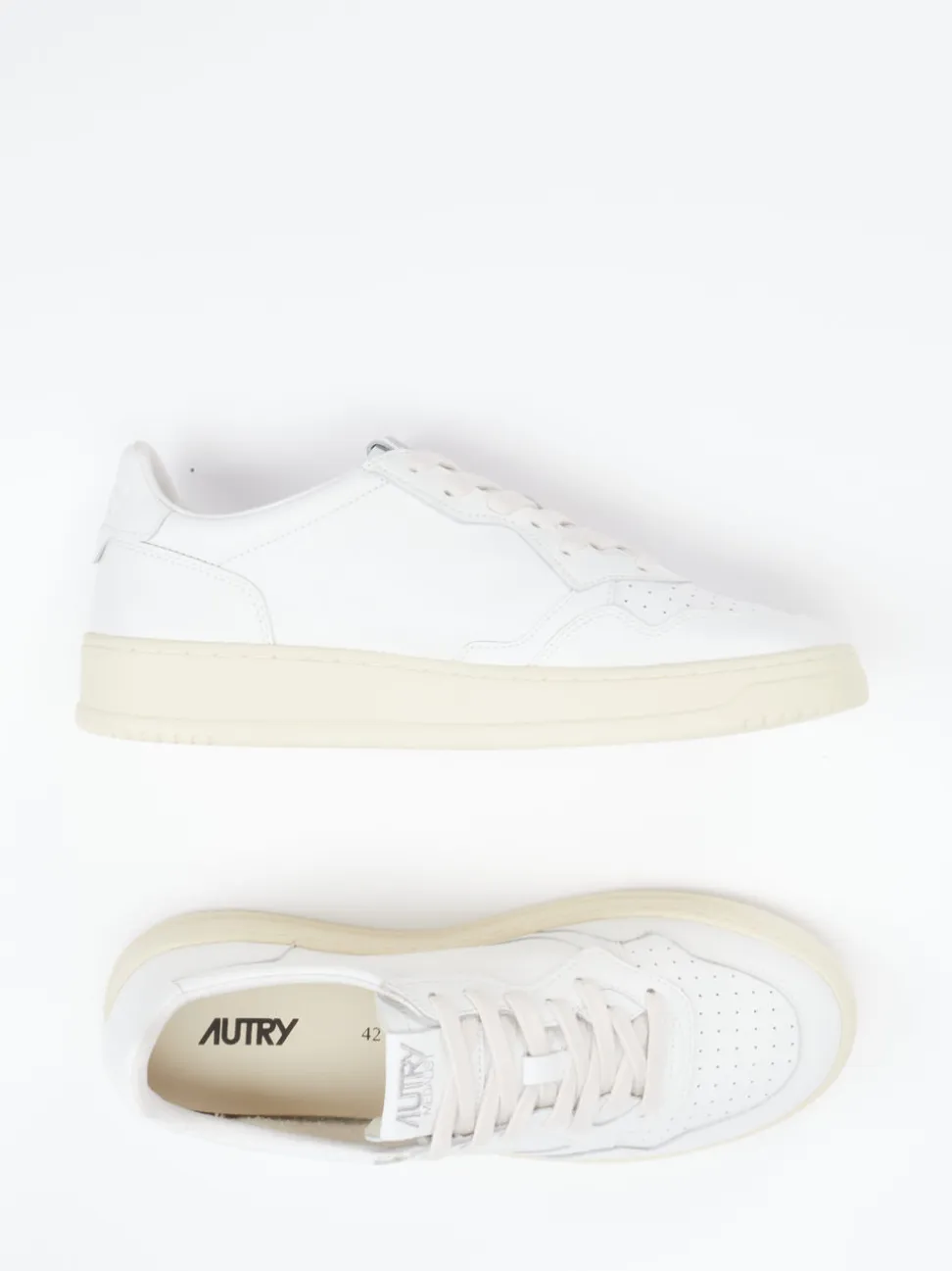 Autry – Sneaker aus Kalbleder Offwhite