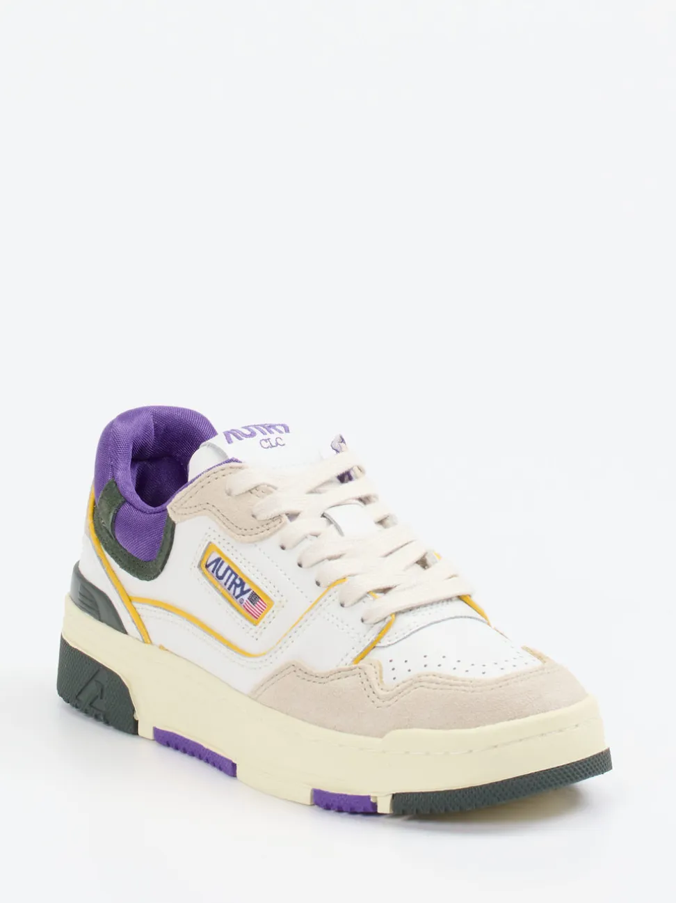 Autry – Sneaker aus Kalbleder in Beige-Multi