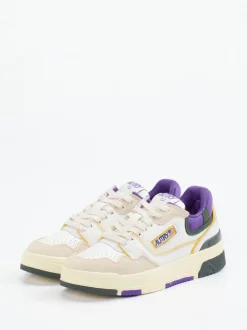 Autry – Sneaker aus Kalbleder in Beige-Multi