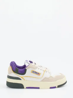Autry – Sneaker aus Kalbleder in Beige-Multi