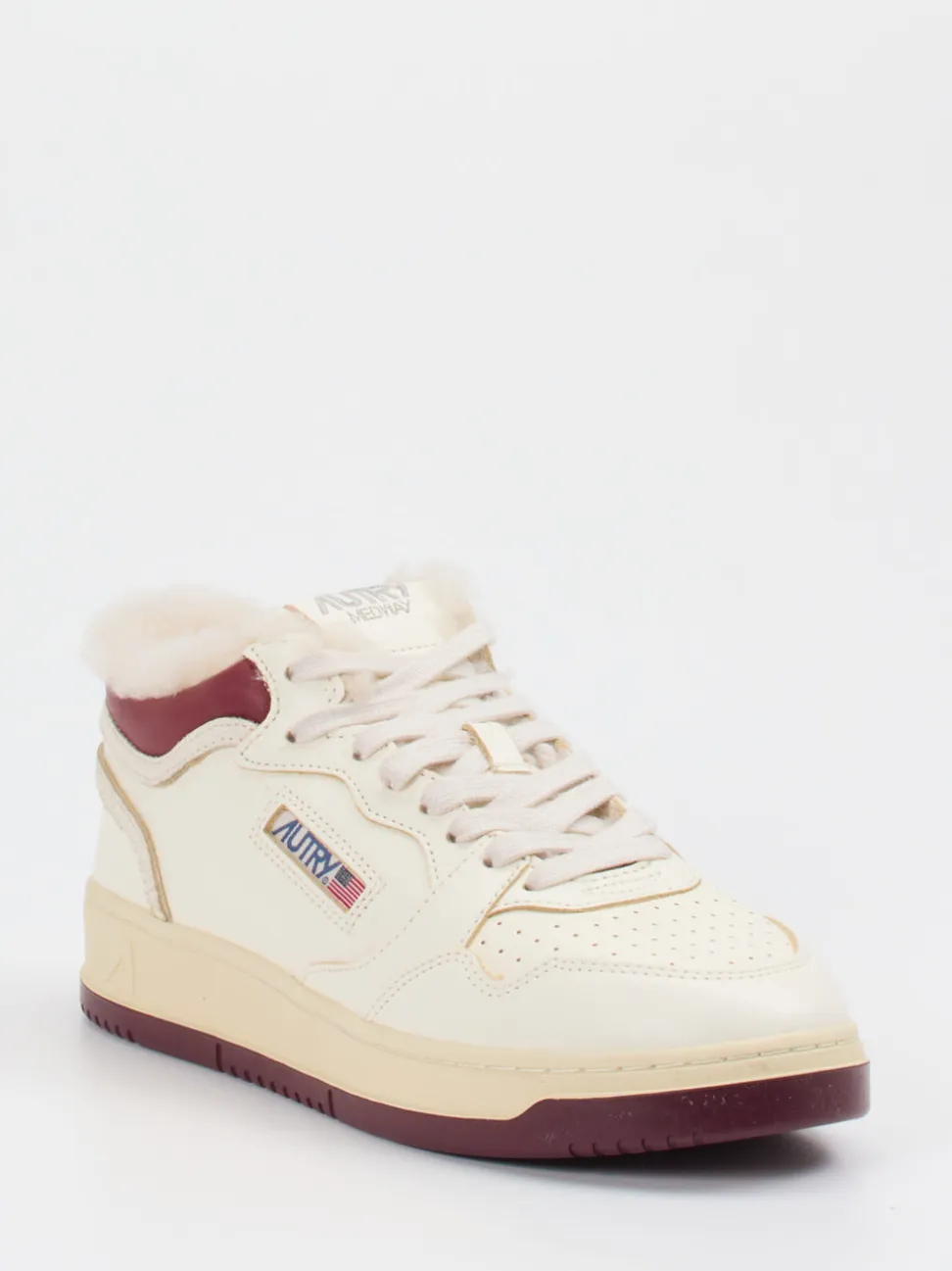 Autry – Sneaker aus Leder cremeweiß mit Fütterung