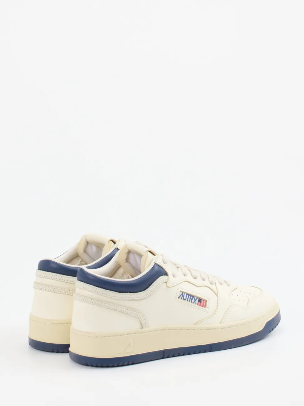 Autry – Sneaker aus Leder cremeweiß-blau