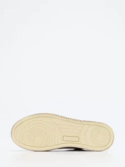 Autry – Sneaker aus Leder in Silbermetallic