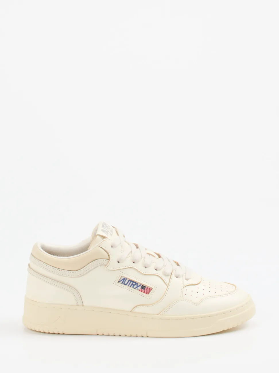 Autry – Sneaker aus Leder in Cremeweiß