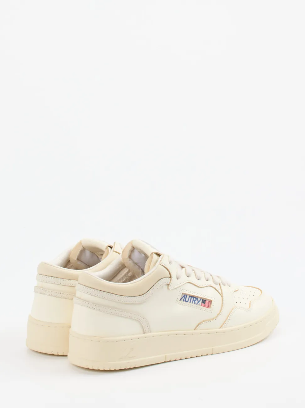 Autry – Sneaker aus Leder in Cremeweiß