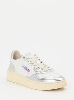 Autry – Sneaker aus Leder in Metallic-Optik