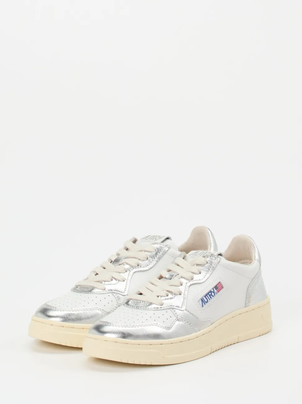 Autry – Sneaker aus Leder in Metallic-Optik