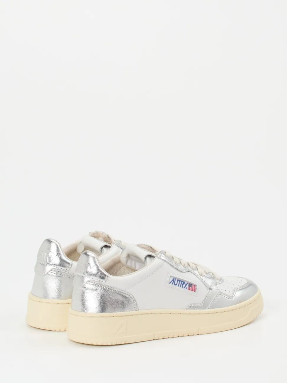 Autry – Sneaker aus Leder in Metallic-Optik