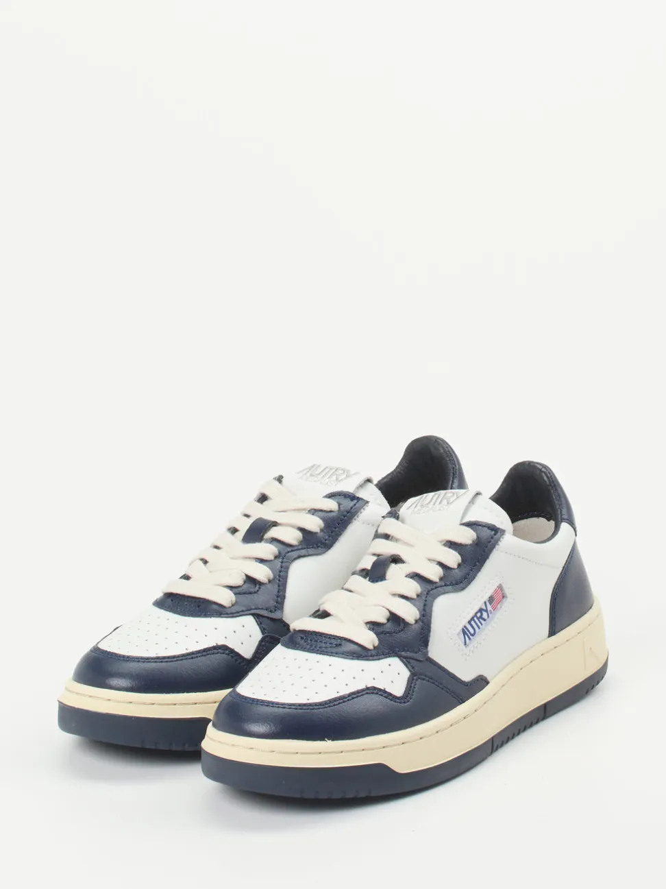 Autry – Sneaker aus Leder in Weiß und Navy