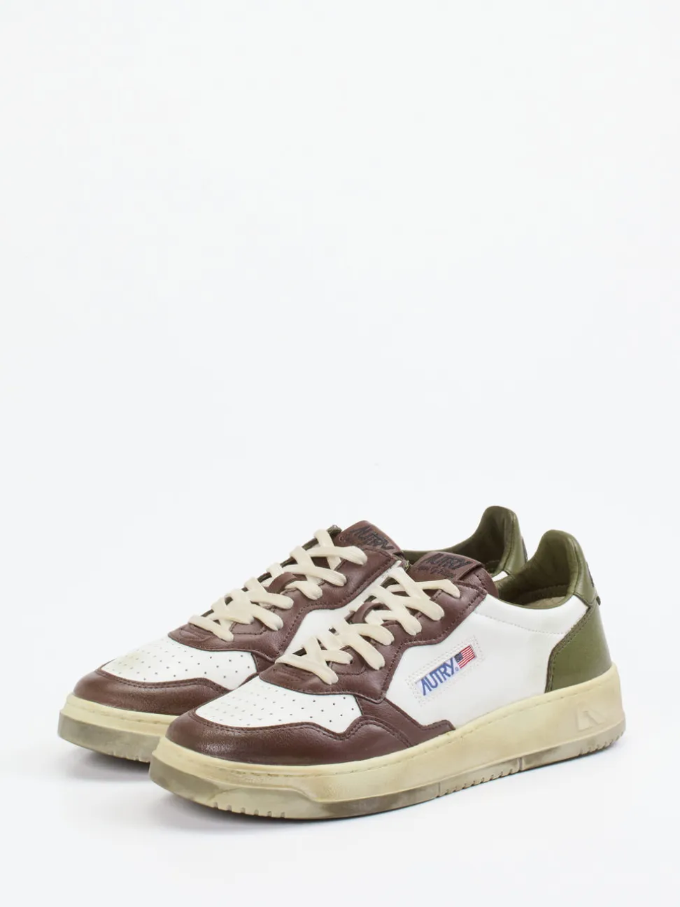Autry – Sneaker aus Leder in Off-White
