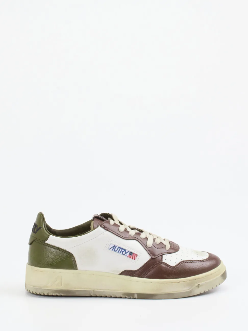 Autry – Sneaker aus Leder in Off-White