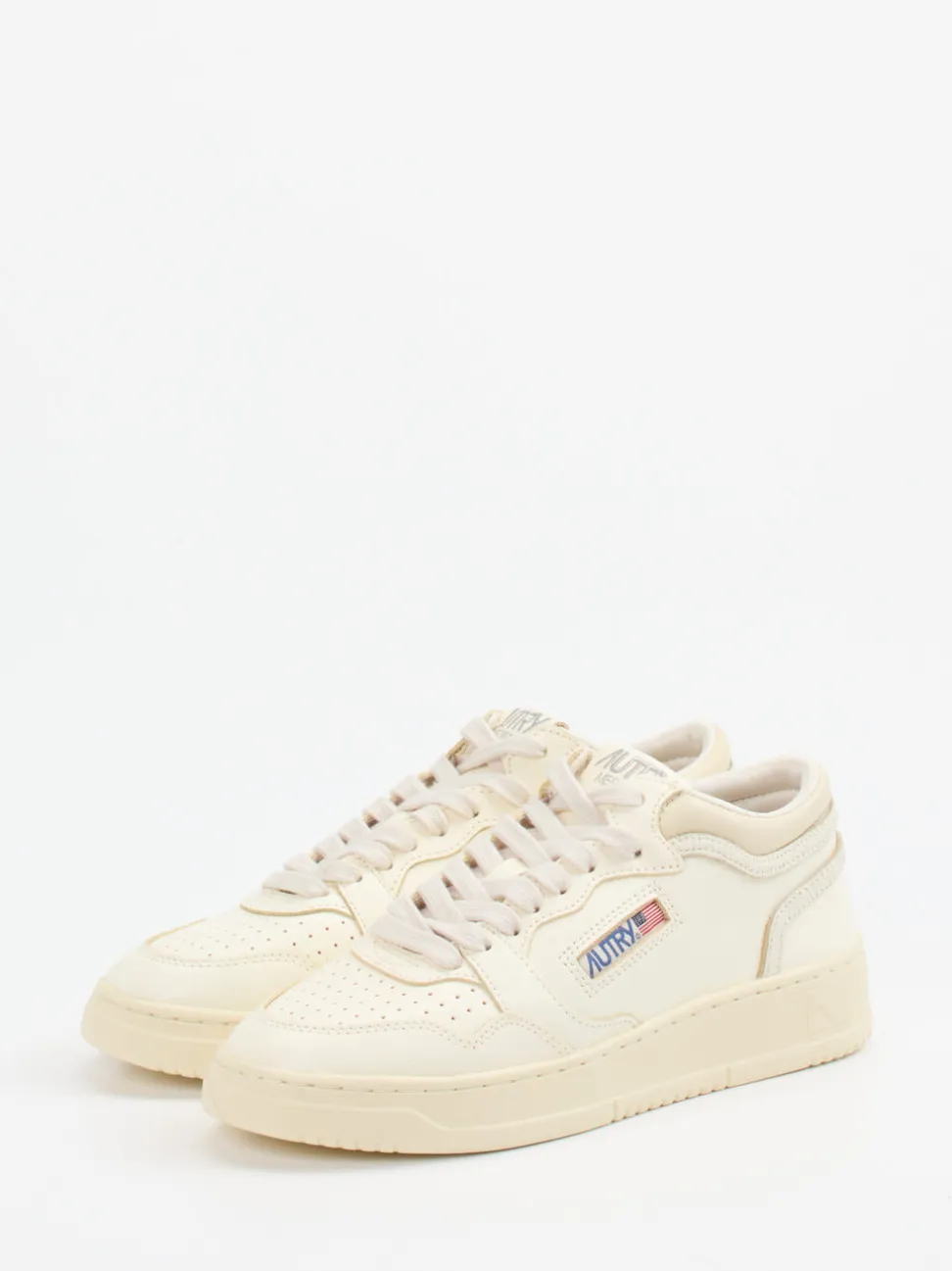 Autry – Sneaker aus Leder in Cremeweiß