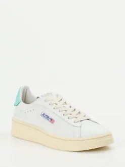 Autry – Sneaker aus Leder Weiß mit Farbakzent