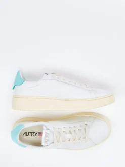 Autry – Sneaker aus Leder Weiß mit Farbakzent