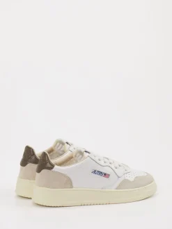 Autry – Sneaker aus Ledermix in Offwhite