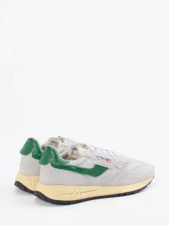 Autry – Sneaker aus Leder-Mix in Hellgrau