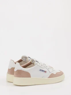 Autry – Sneaker aus Leder-Mix in Offwhite