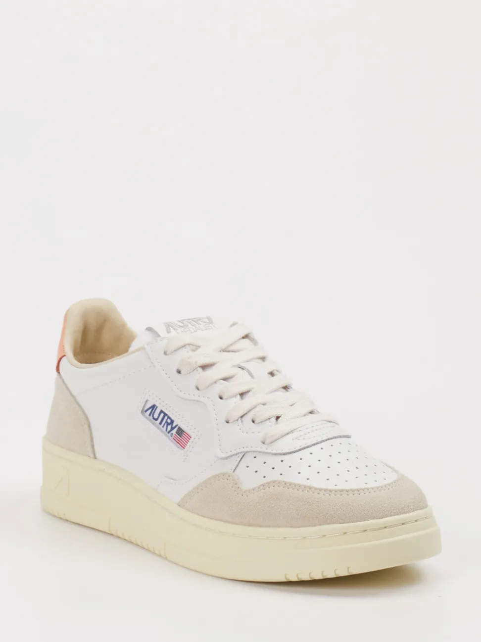Autry – Sneaker aus Ledermix Offwhite