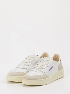 Autry – Sneaker aus Ledermix Offwhite