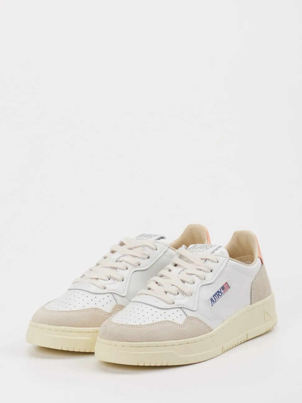Autry – Sneaker aus Ledermix Offwhite
