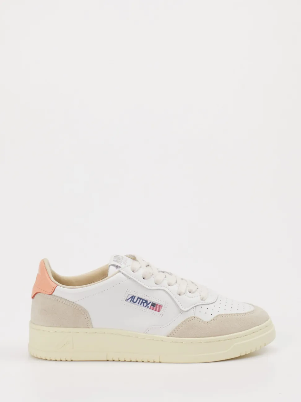 Autry – Sneaker aus Ledermix Offwhite