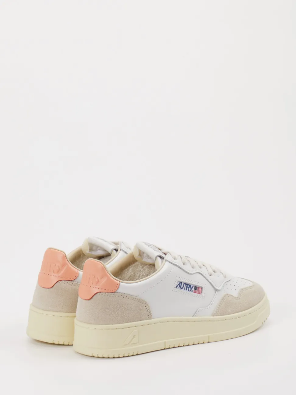Autry – Sneaker aus Ledermix Offwhite