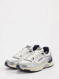 Autry – Sneaker aus Mesh und Synthetikleder Off-White