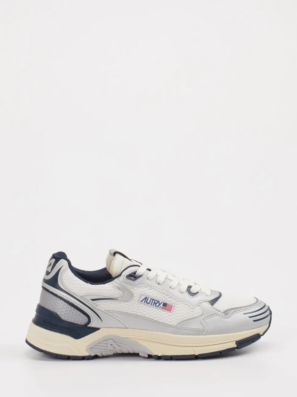 Autry – Sneaker aus Mesh und Synthetikleder Off-White