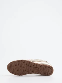 Autry – Sneaker aus Metallicleder goldfarben