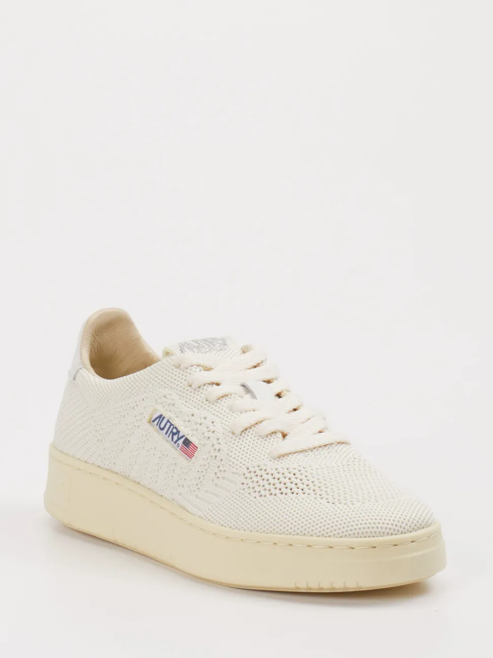 Autry – Sneaker aus Textil in Cremeweiß