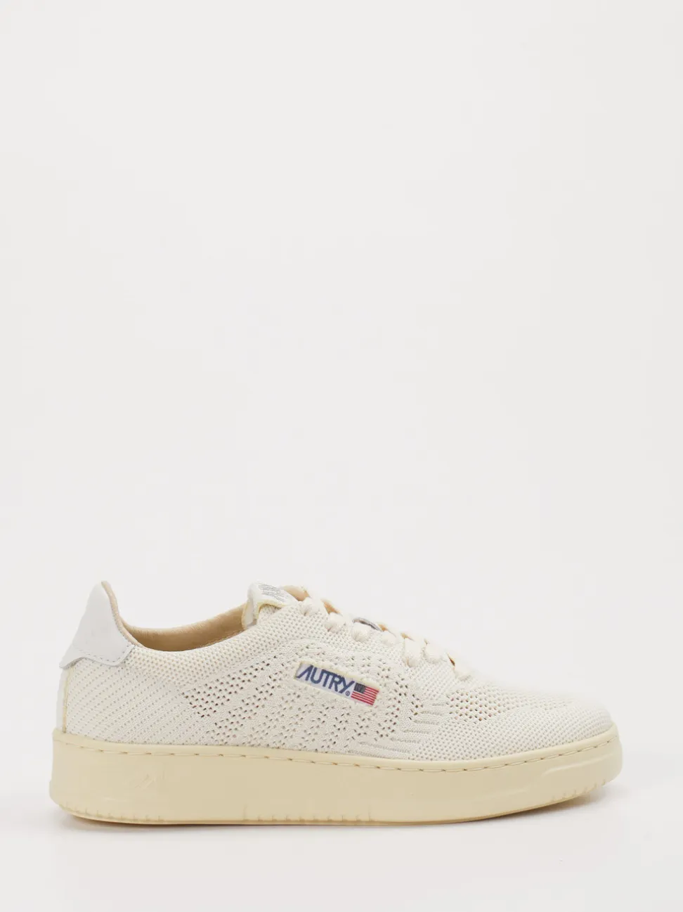 Autry – Sneaker aus Textil in Cremeweiß