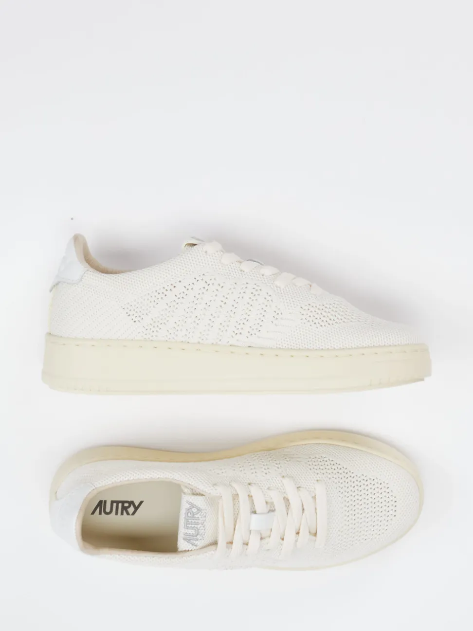 Autry – Sneaker aus Textil in Cremeweiß